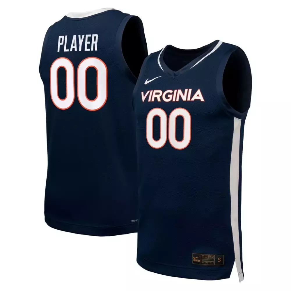 virginia cavaliers nike unisex nil pick a player men s basketball replica jersey navy
