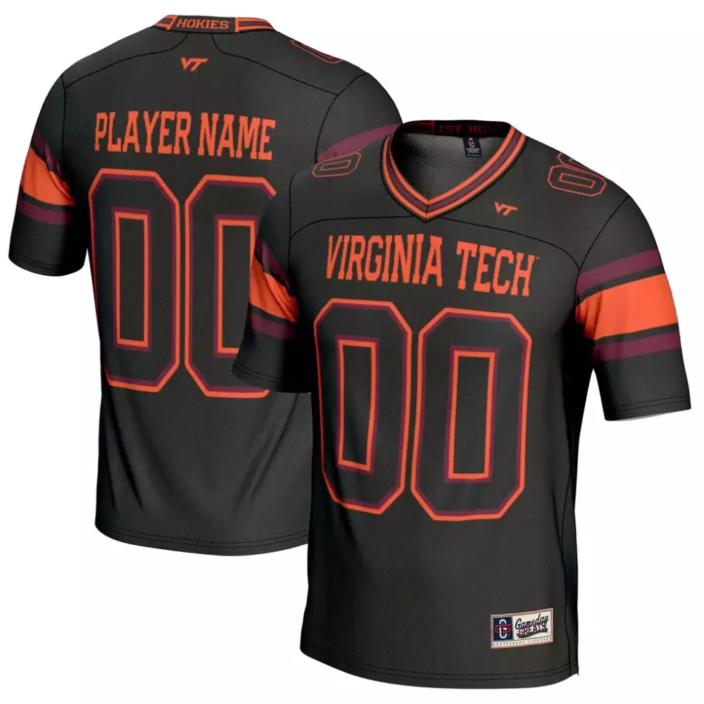 virginia tech hokies colosseum nothing but the hits football jersey maroon
