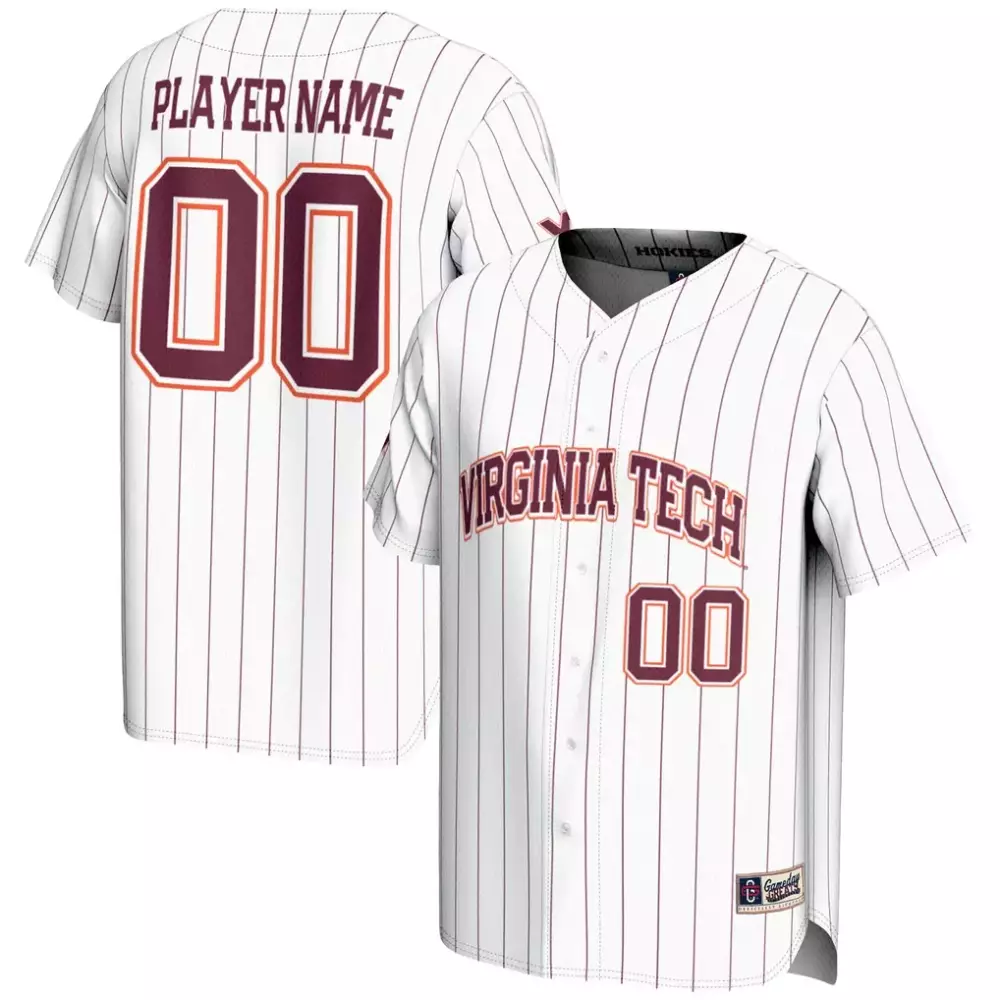 virginia tech hokies gameday greats nil pick a player lightweight baseball jersey maroon