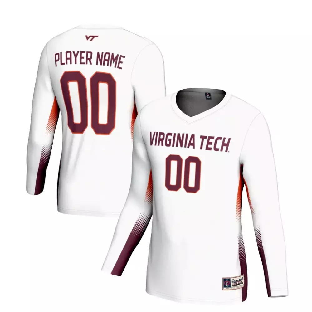 virginia tech hokies gameday greats unisex nil pick a player lightweight softball jersey white