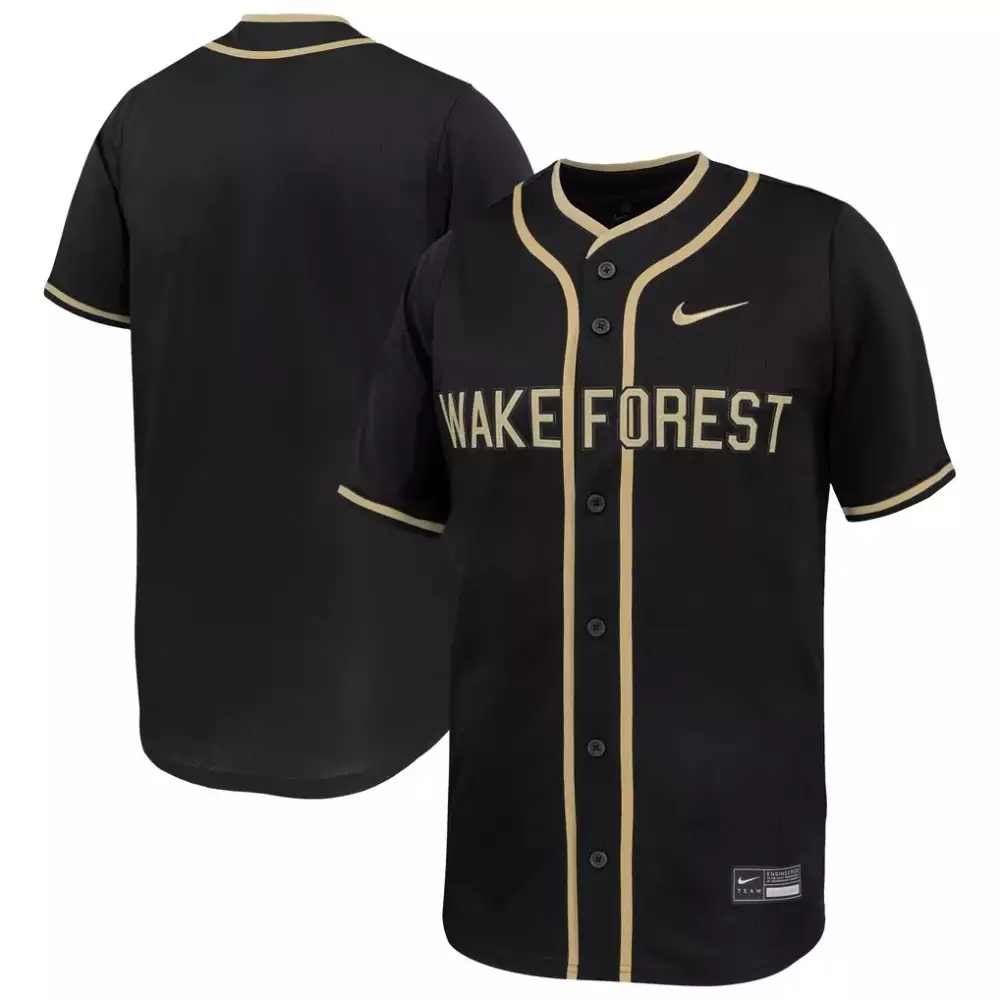 Wake Forest Demon Deacons Nike Youth Untouchable Replica Game Jersey | Black | Fan Gear for Kids