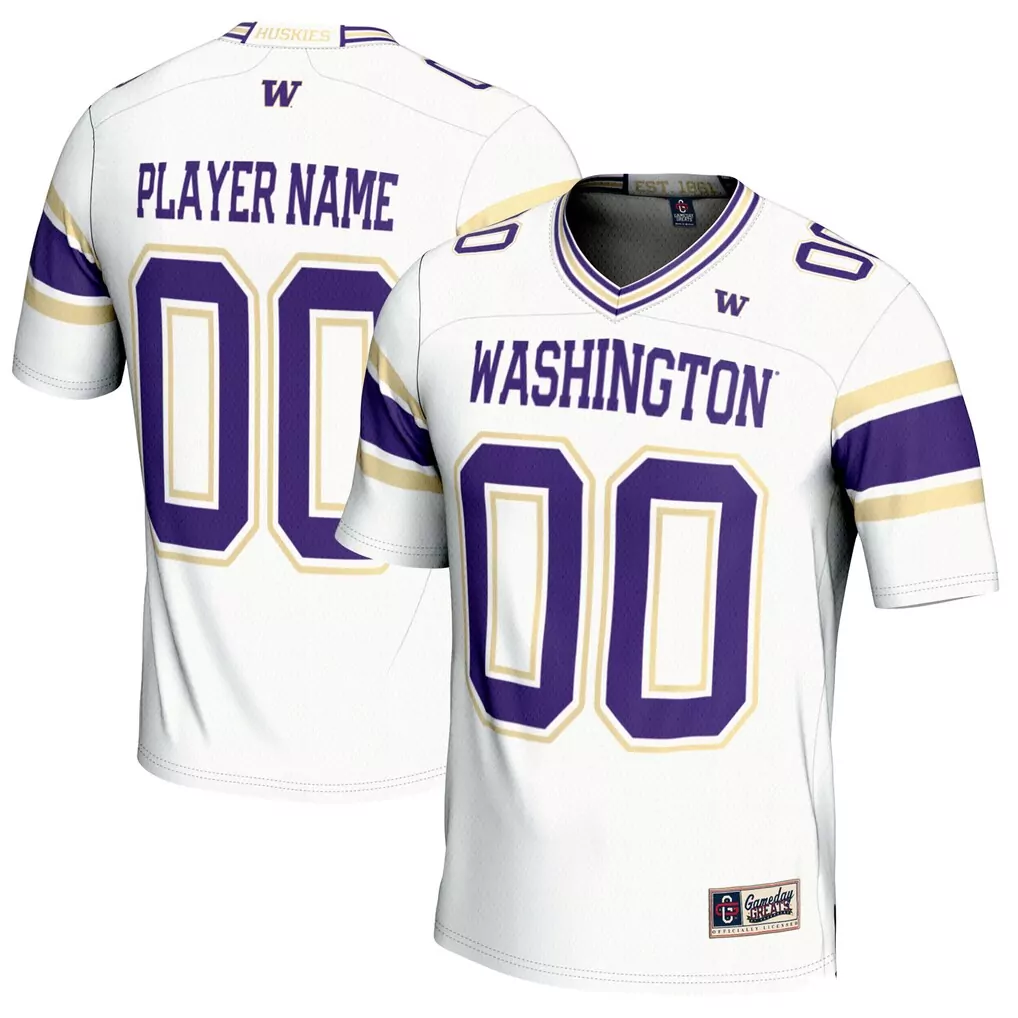 washington huskies gameday greats nil pick a player football jersey purple