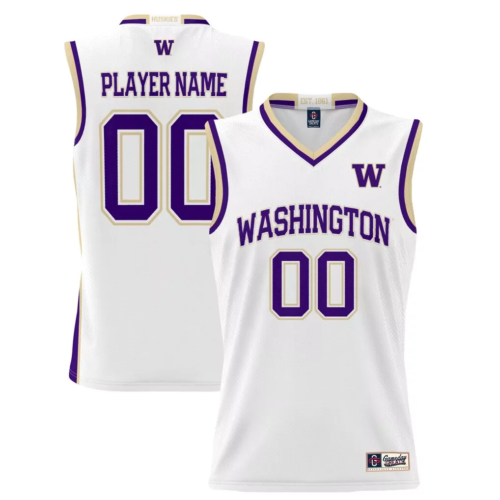 washington huskies gameday greats nil pick a player lightweight men s basketball fashion jersey white