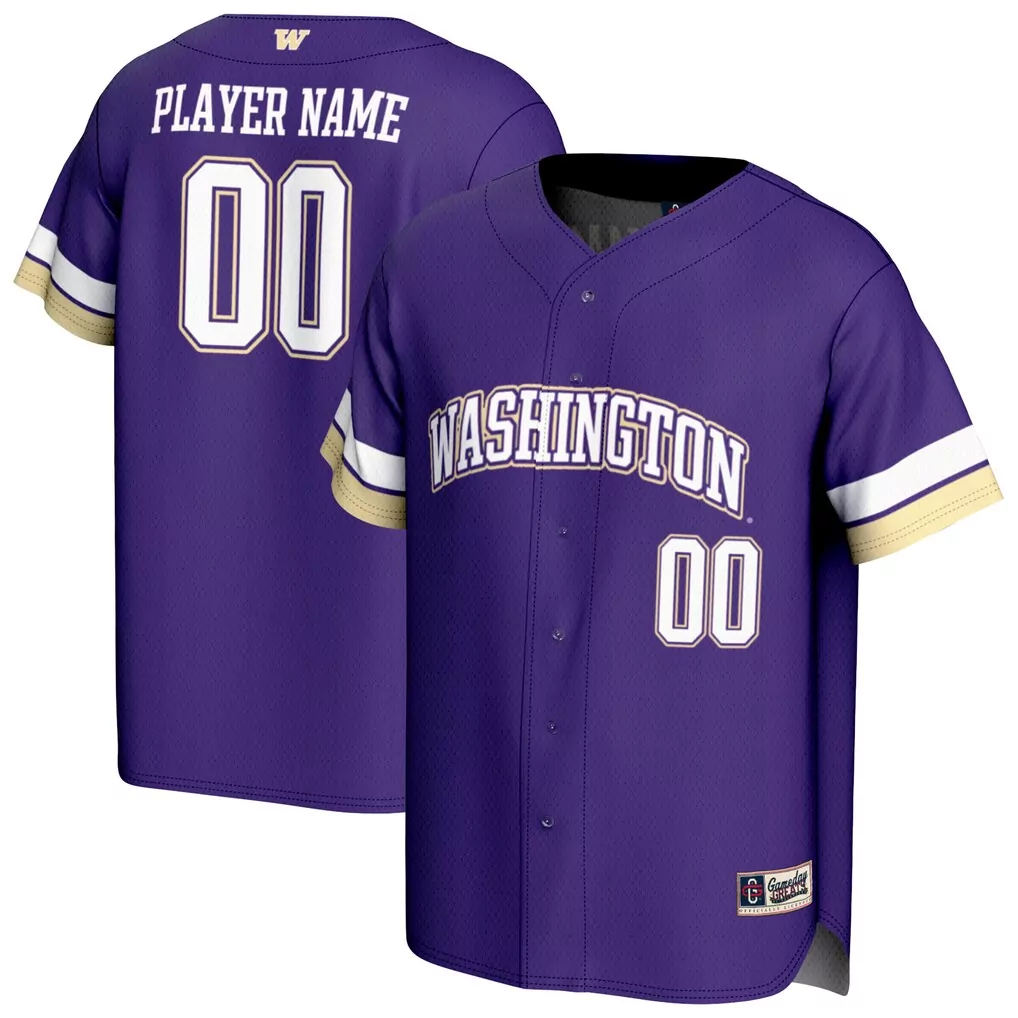 washington huskies gameday greats unisex nil pick a player football fashion jersey purple