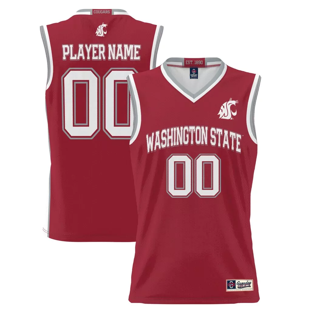 washington state cougars gameday greats spirit hockey jersey crimson