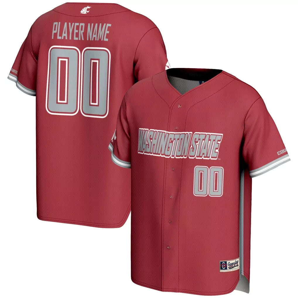 washington state cougars gameday greats youth nil pick a player football jersey white