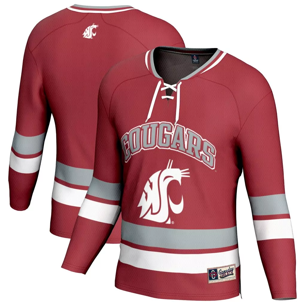 washington state cougars gameday greats youth spirit basketball jersey crimson