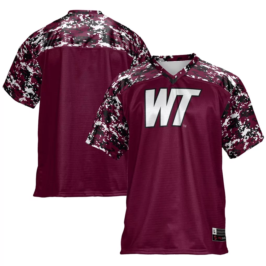 west texas a m buffaloes gameday greats football jersey maroon
