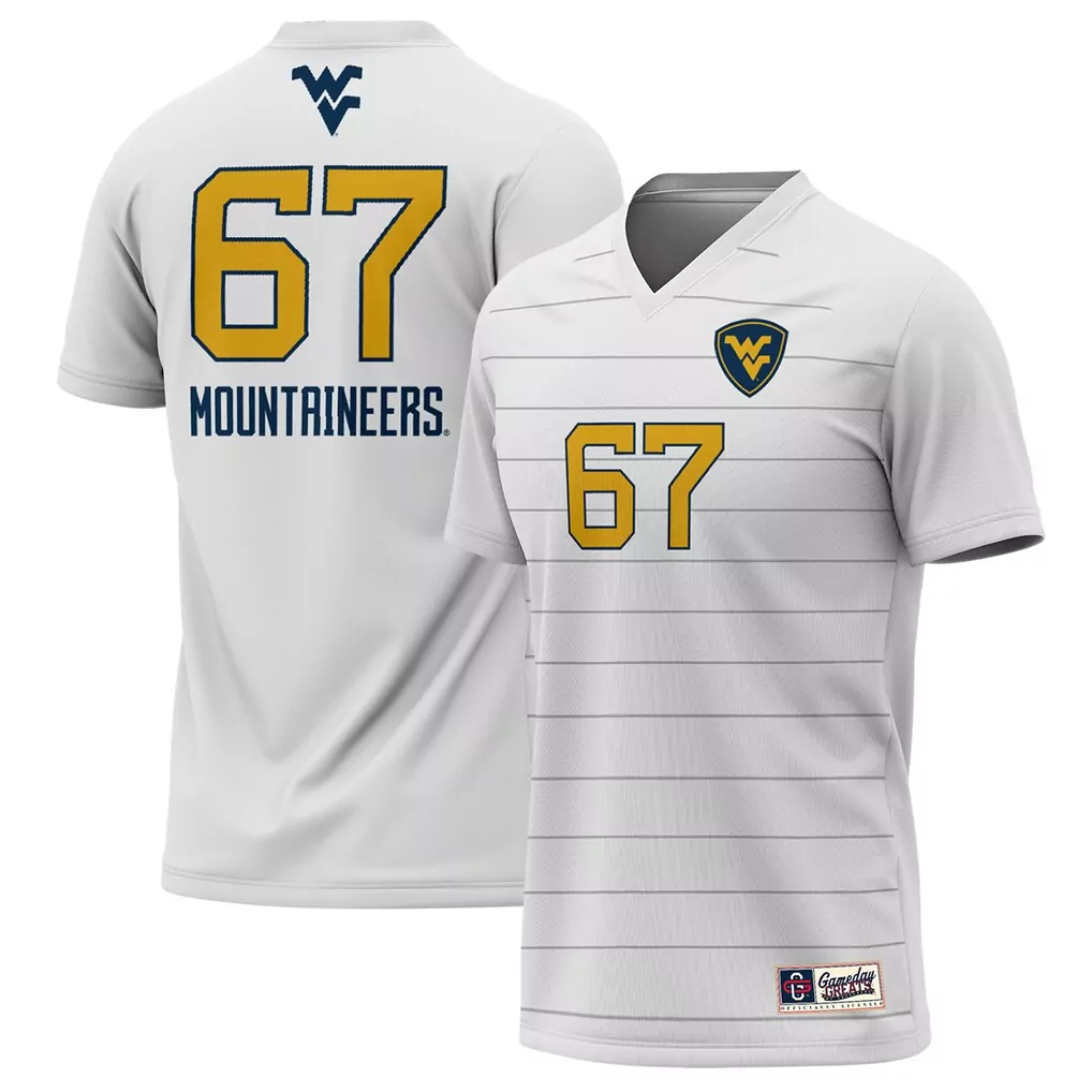 west virginia mountaineers gameday greats lightweight nil pick a player men s basketball jersey white