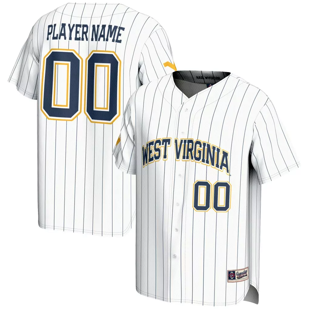 west virginia mountaineers gameday greats nil pick a player football jersey white