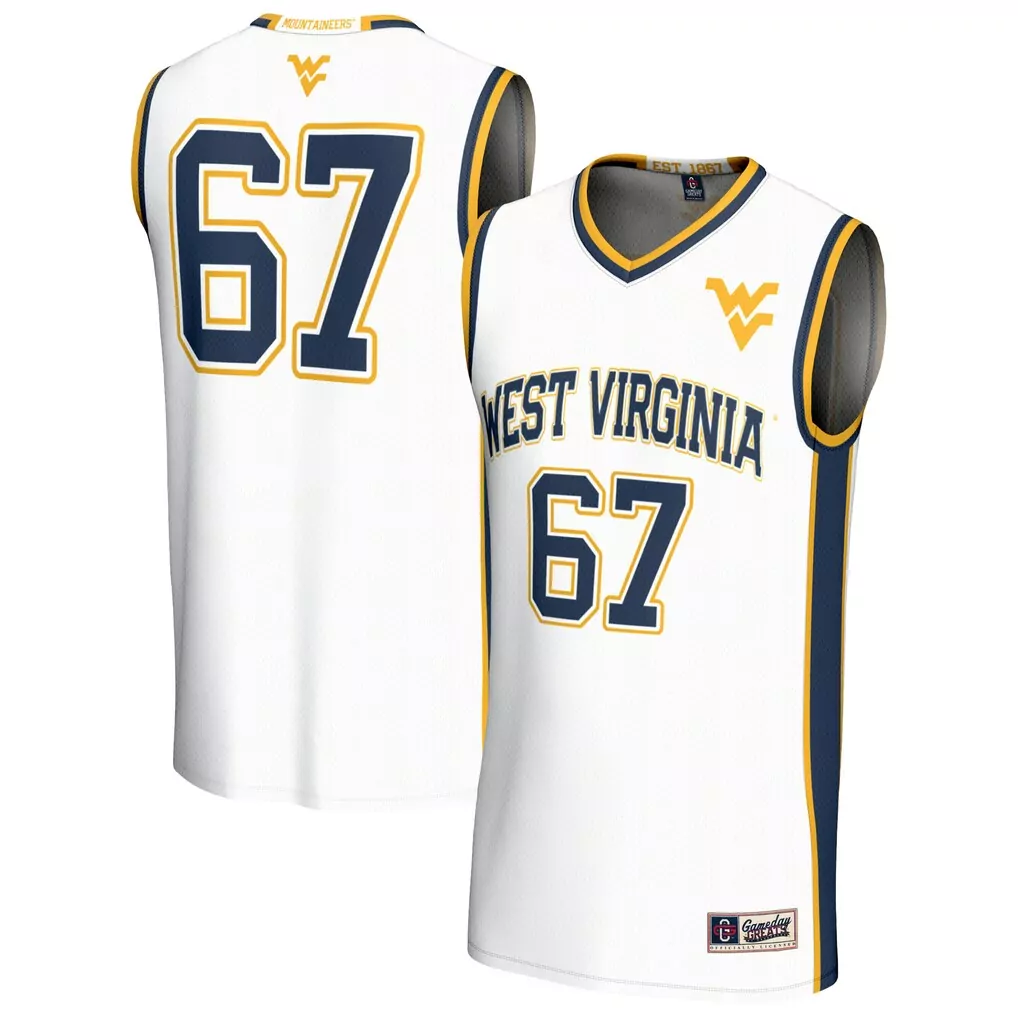 west virginia mountaineers gameday greats unisex collegiate men s soccer nil pick a player fashion jersey navy gold