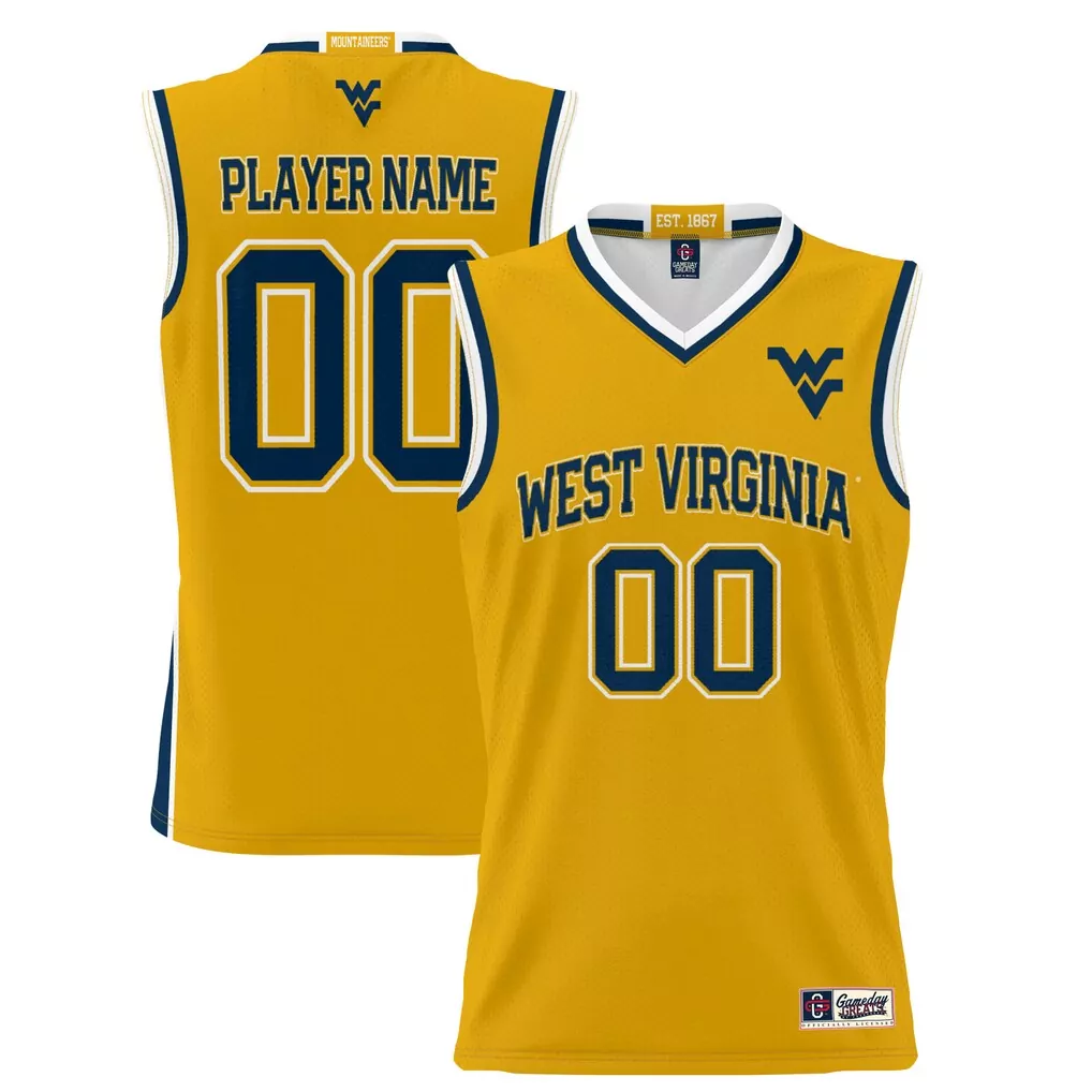 west virginia mountaineers gameday greats unisex lightweight collegiate women s basketball nil pick a player fashion jer