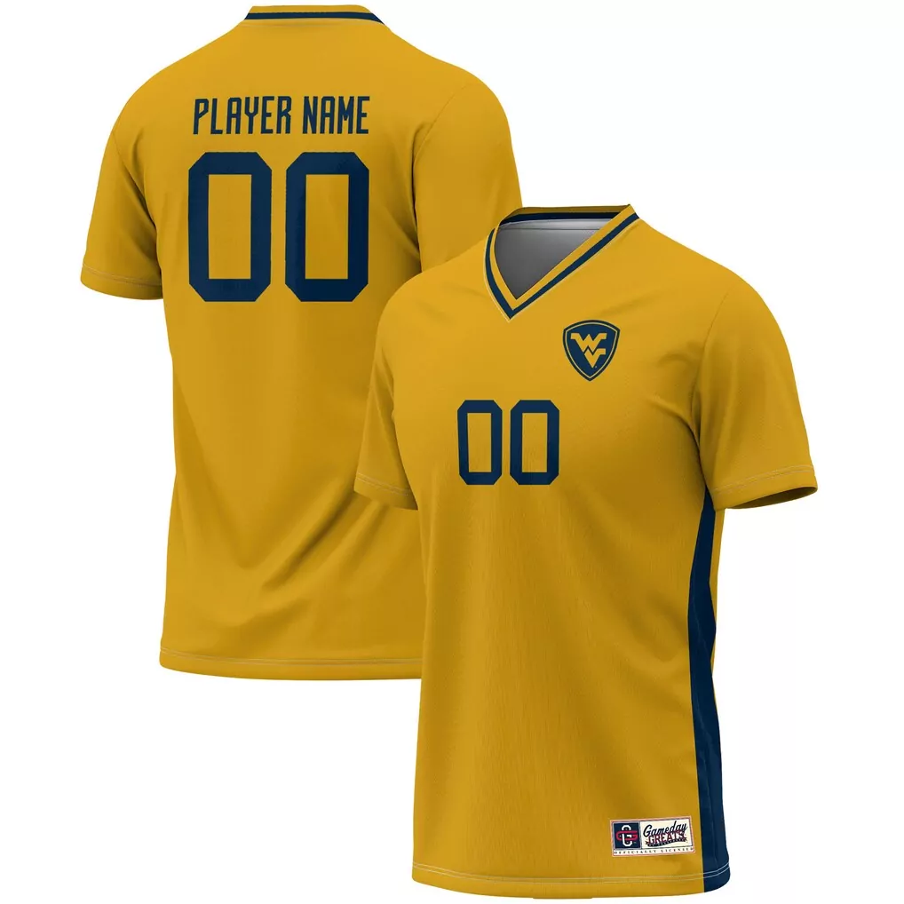 west virginia mountaineers gameday greats unisex nil pick a player lightweight women s basketball fashion jersey navy