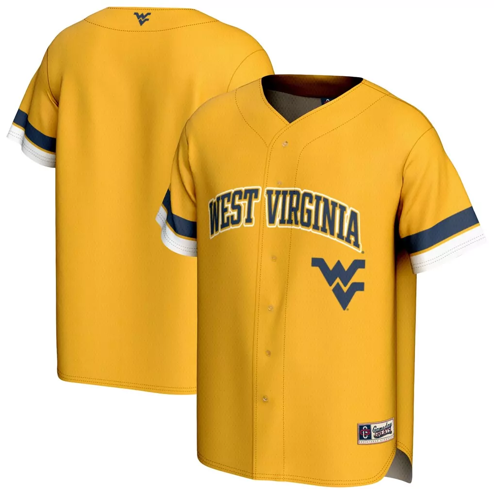 west virginia mountaineers gameday greats unisex pick a player nil lightweight soccer jersey white