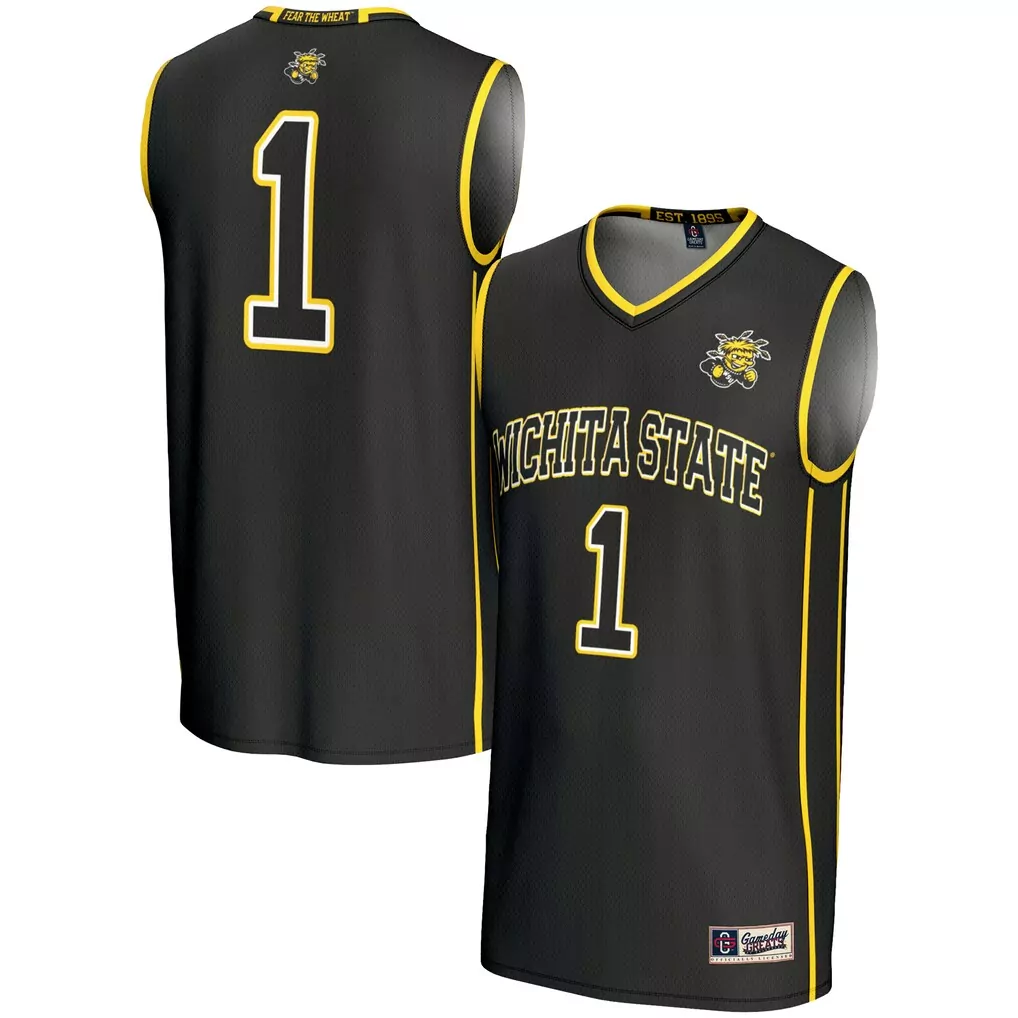 fred vanvleet wichita state shockers original retro brand commemorative classic basketball jersey gold