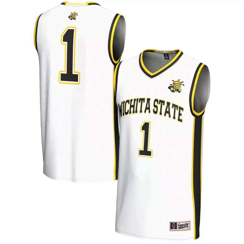 fred vanvleet wichita state shockers original retro brand commemorative classic basketball jersey gold