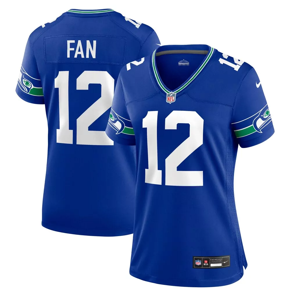 12s seattle seahawks nike women s game jersey neon green