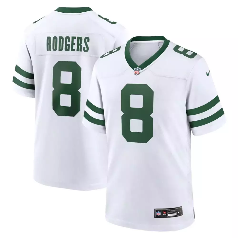 aaron rodgers new york jets nike newborn infant game romper jersey legacy green