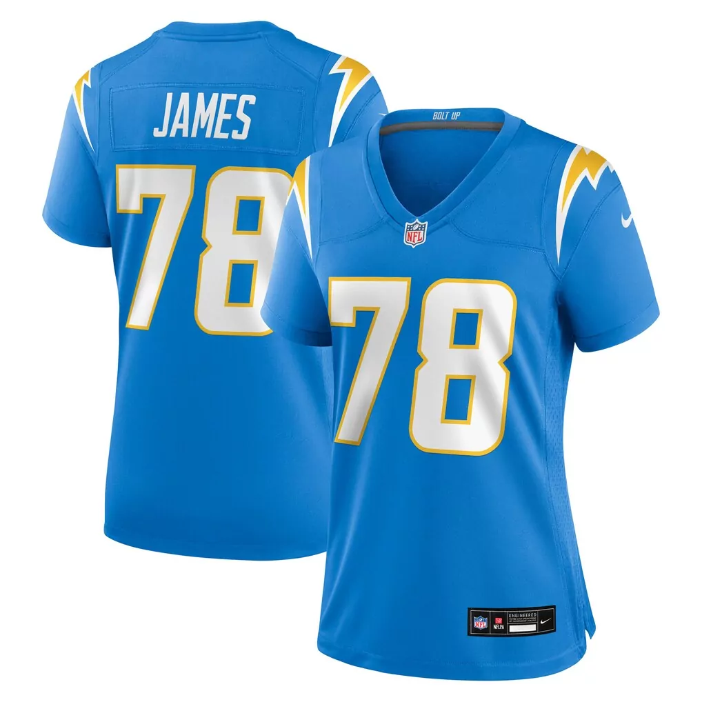 Alt 76 Men'S Stitched Vapor Jersey Los Angeles Chargers Navy 2025 Name Patch