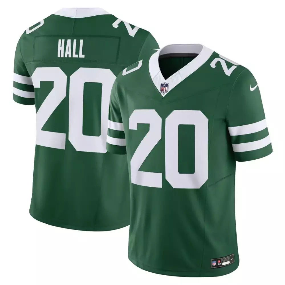 breece hall new york jets nike vapor f u s e limited jersey legacy green