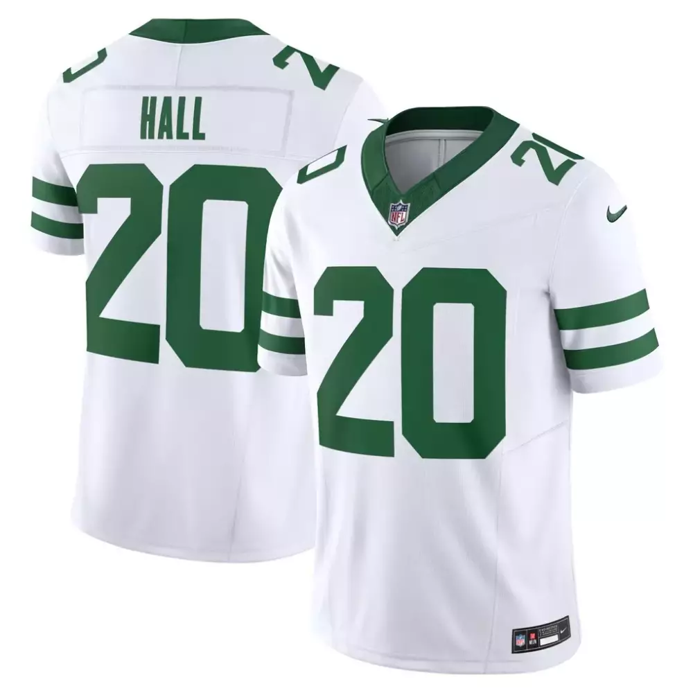 breece hall new york jets nike vapor f u s e limited jersey legacy green