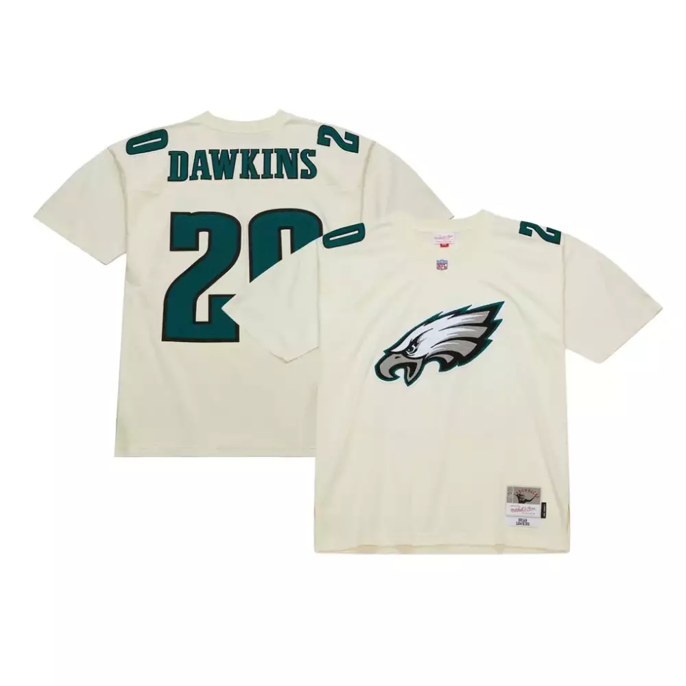 brian dawkins philadelphia eagles mitchell ness big tall 2004 retired player replica jersey black