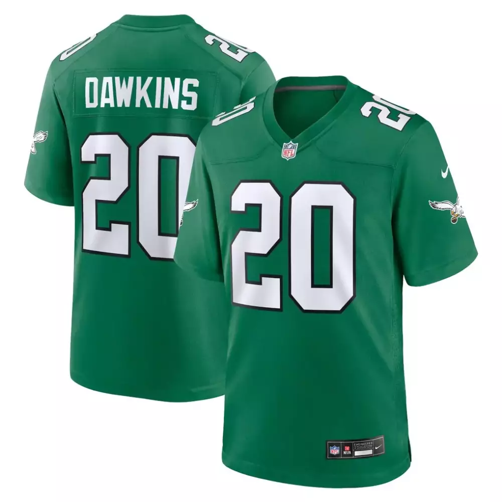 brian dawkins philadelphia eagles nike 2025 salute to service retired limited jersey olive