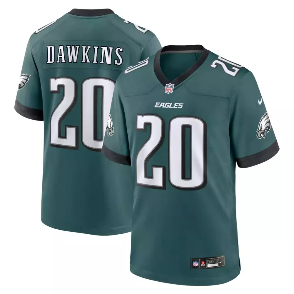 brian dawkins philadelphia eagles nike 2025 salute to service retired limited jersey olive