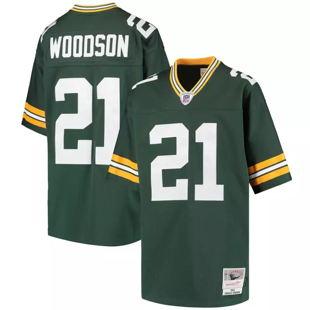 Charles Woodson Green Bay Packers Legacy Replica Jersey | Green | Limited Edition Fan Gear | For Men, Women & Youth