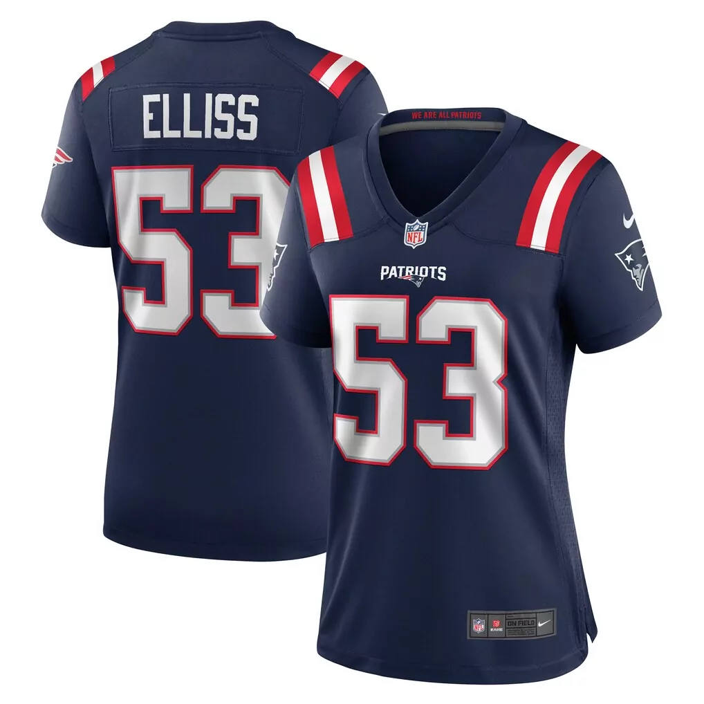 christian barmore new england patriots nike women s game jersey navy