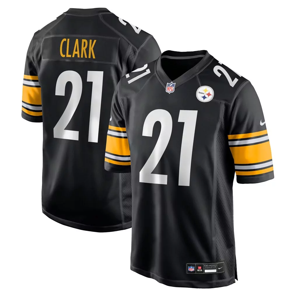 chase claypool pittsburgh steelers nike youth alternate game jersey black