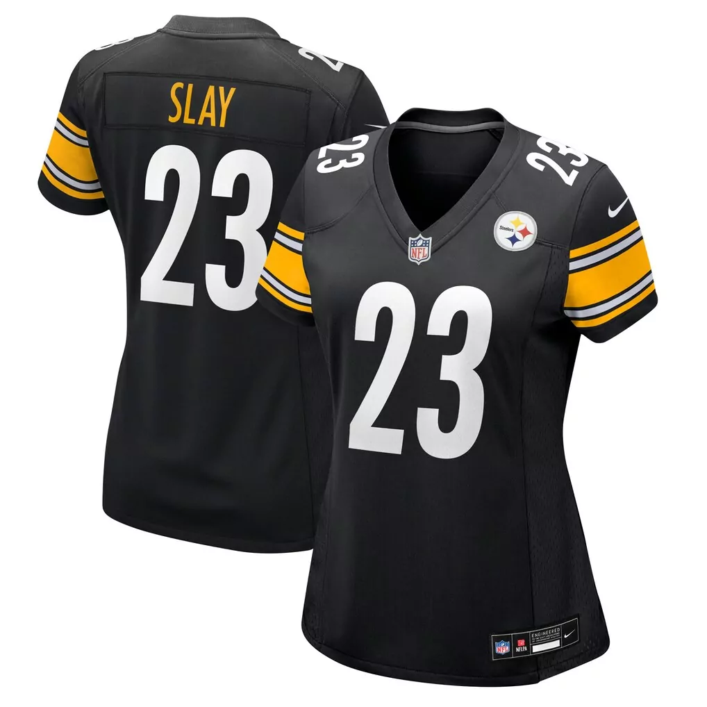 darius slay pittsburgh steelers nike team game jersey black