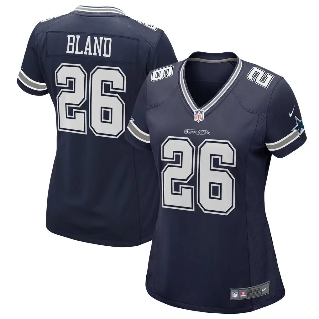 daron bland dallas cowboys nike women s game jersey navy