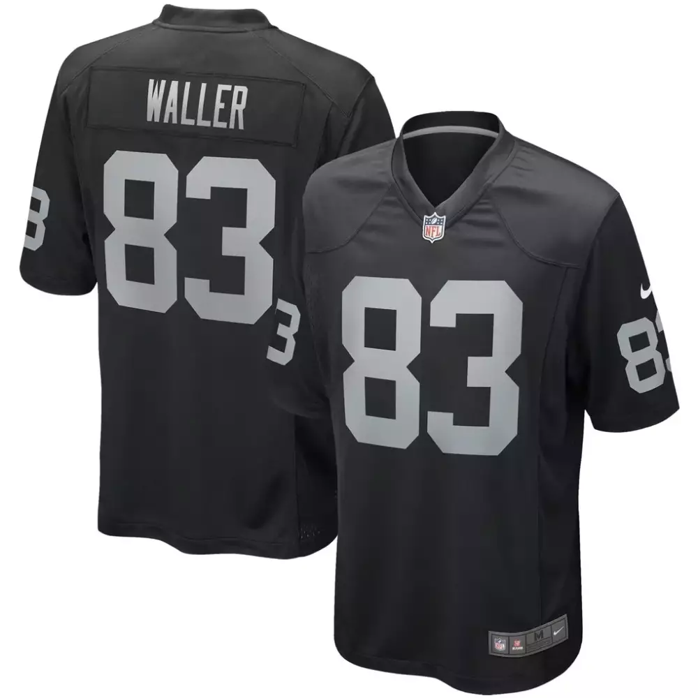 Darren Waller Las Vegas Raiders Nike Game Player Jersey | Black Stitched Fan Gear | For Men, Women & Youth