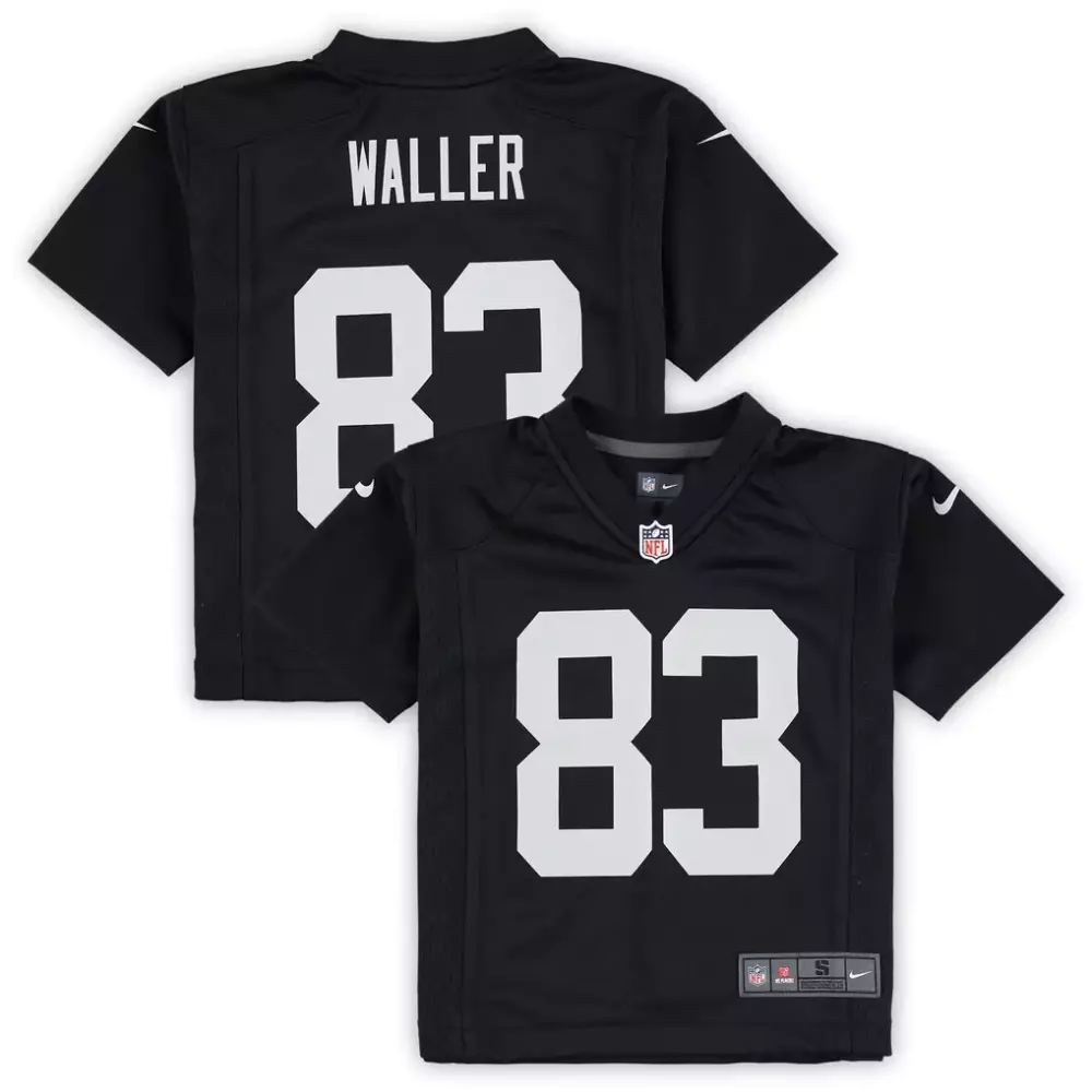 Darren Waller Las Vegas Raiders Nike Game Player Jersey | Black Stitched Fan Gear | For Men, Women & Youth