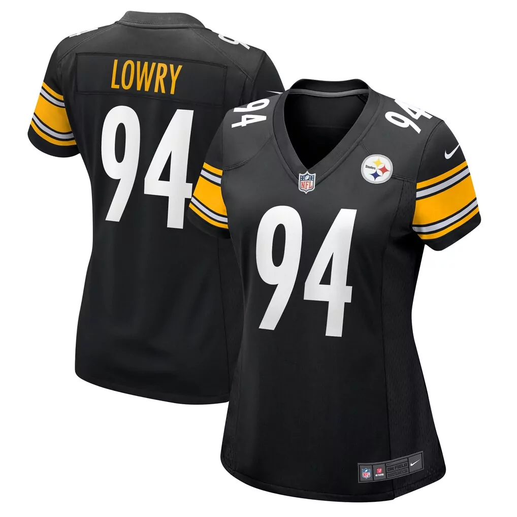 dean lowry pittsburgh steelers nike game jersey black