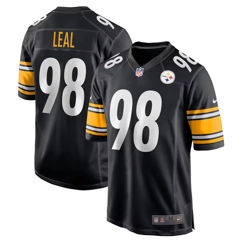 dean lowry pittsburgh steelers nike game jersey black