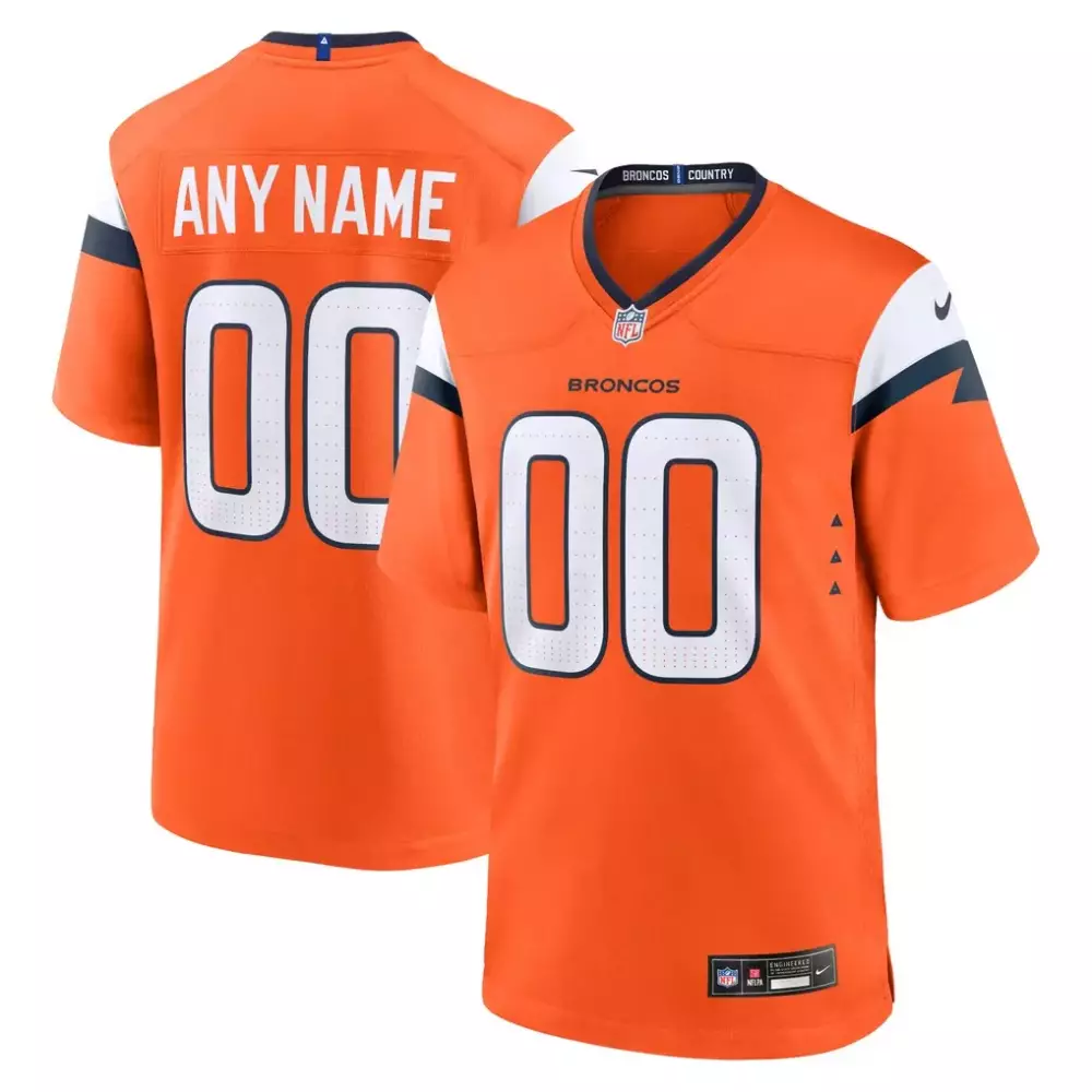 Denver Broncos Nike Alternate Vapor F U S E Elite Custom Jersey | Navy | Limited Edition Fan Gear for Men, Women & Youth
