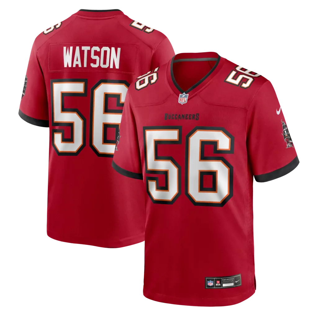 desmond watson tampa bay buccaneers nike team game jersey red