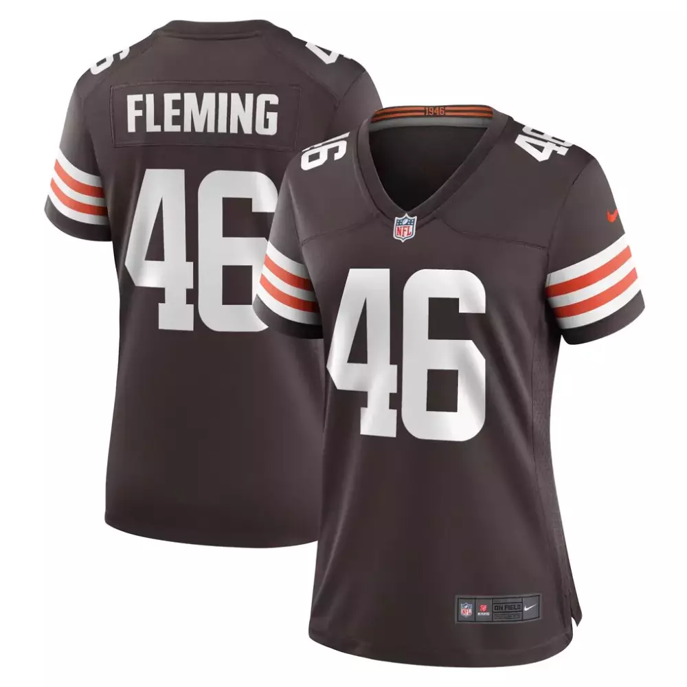Don Fleming Women's Cleveland Browns Nike Retired Player Jersey | Classic Brown Style | Fan Gear for All | For Men, Women & Youth