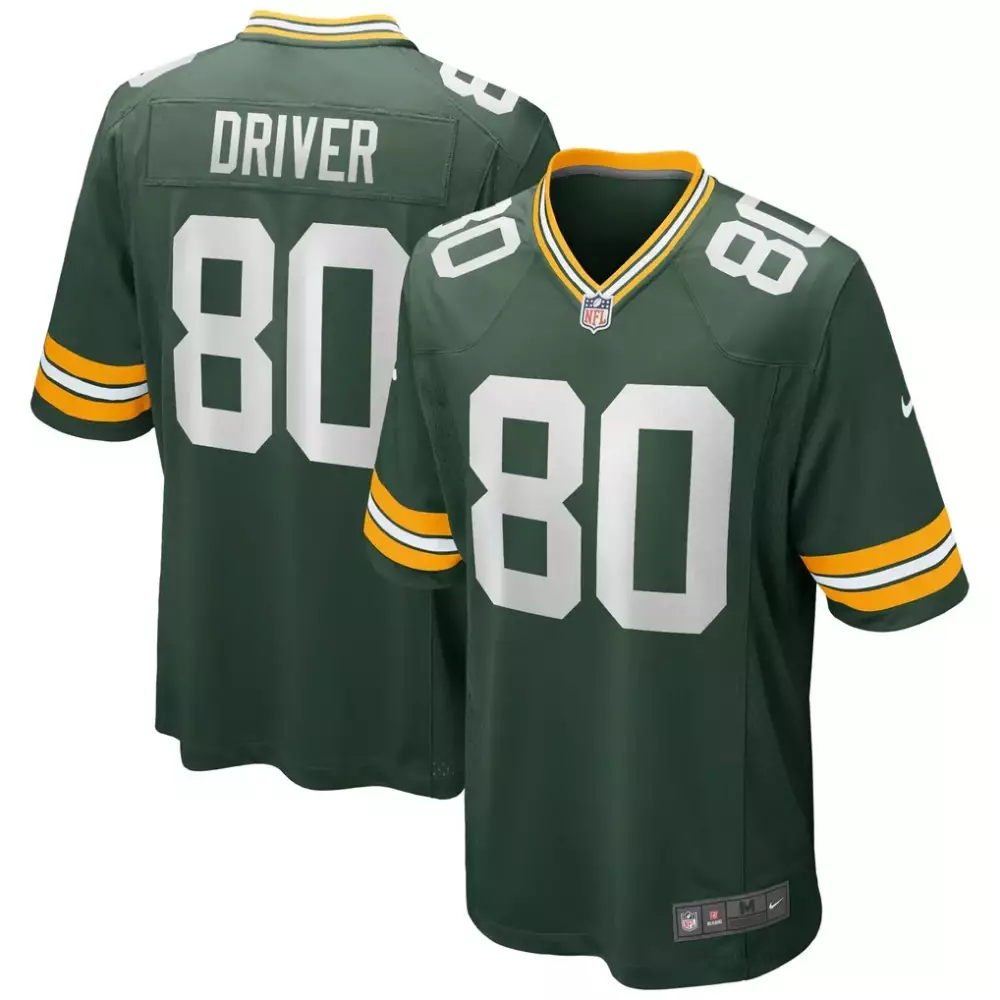 Donald Driver Green Bay Packers Nike Game Retired Player Jersey | Classic Green | Fan Gear for Every Fan | For Men, Women & Youth