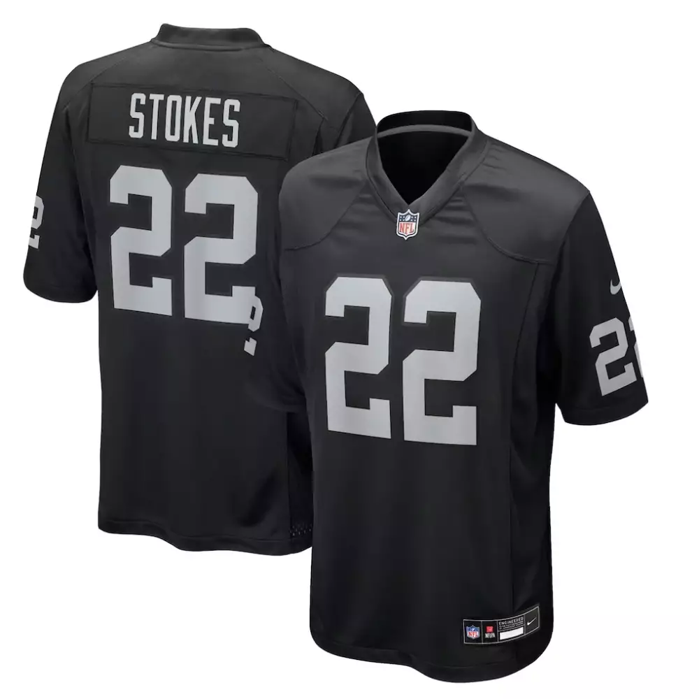 elandon roberts las vegas raiders nike team game jersey black