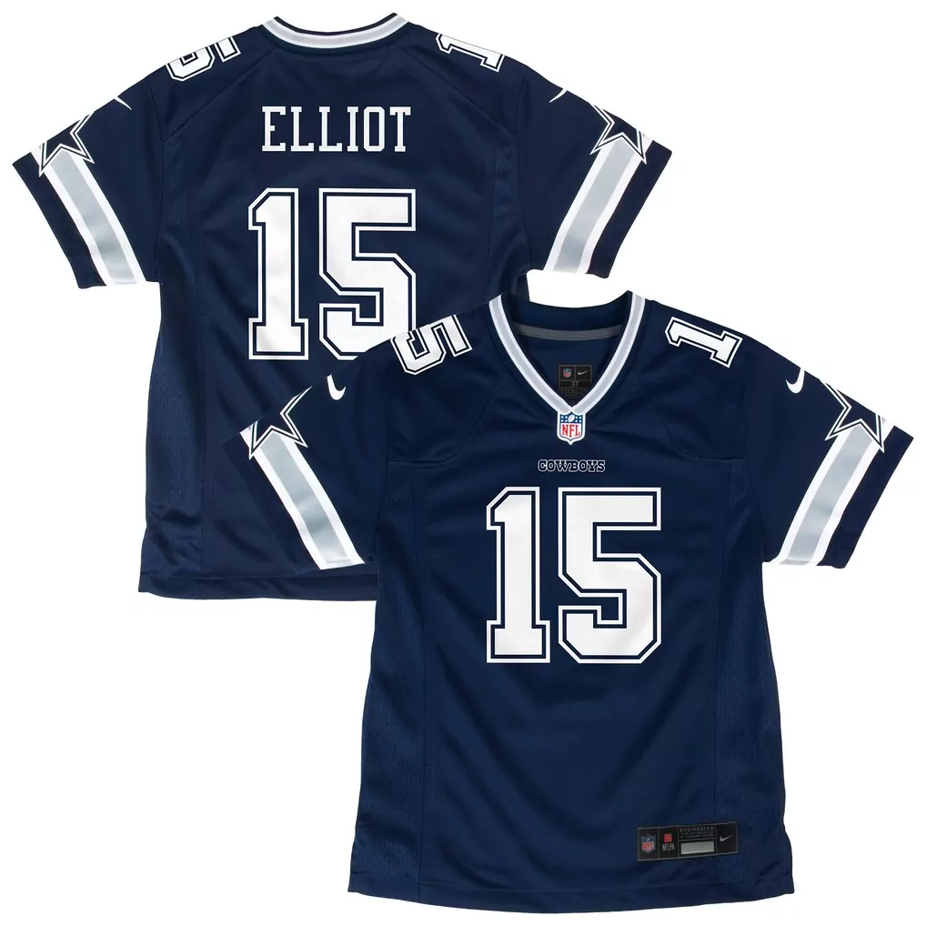 ezekiel elliott dallas cowboys nike youth game jersey navy