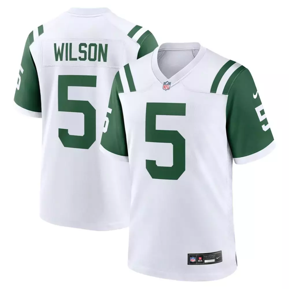 garrett wilson new york jets nike alternate vapor f u s e limited jersey legacy black