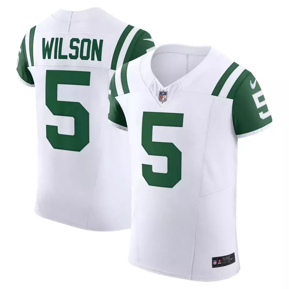 garrett wilson new york jets nike alternate vapor f u s e limited jersey legacy black