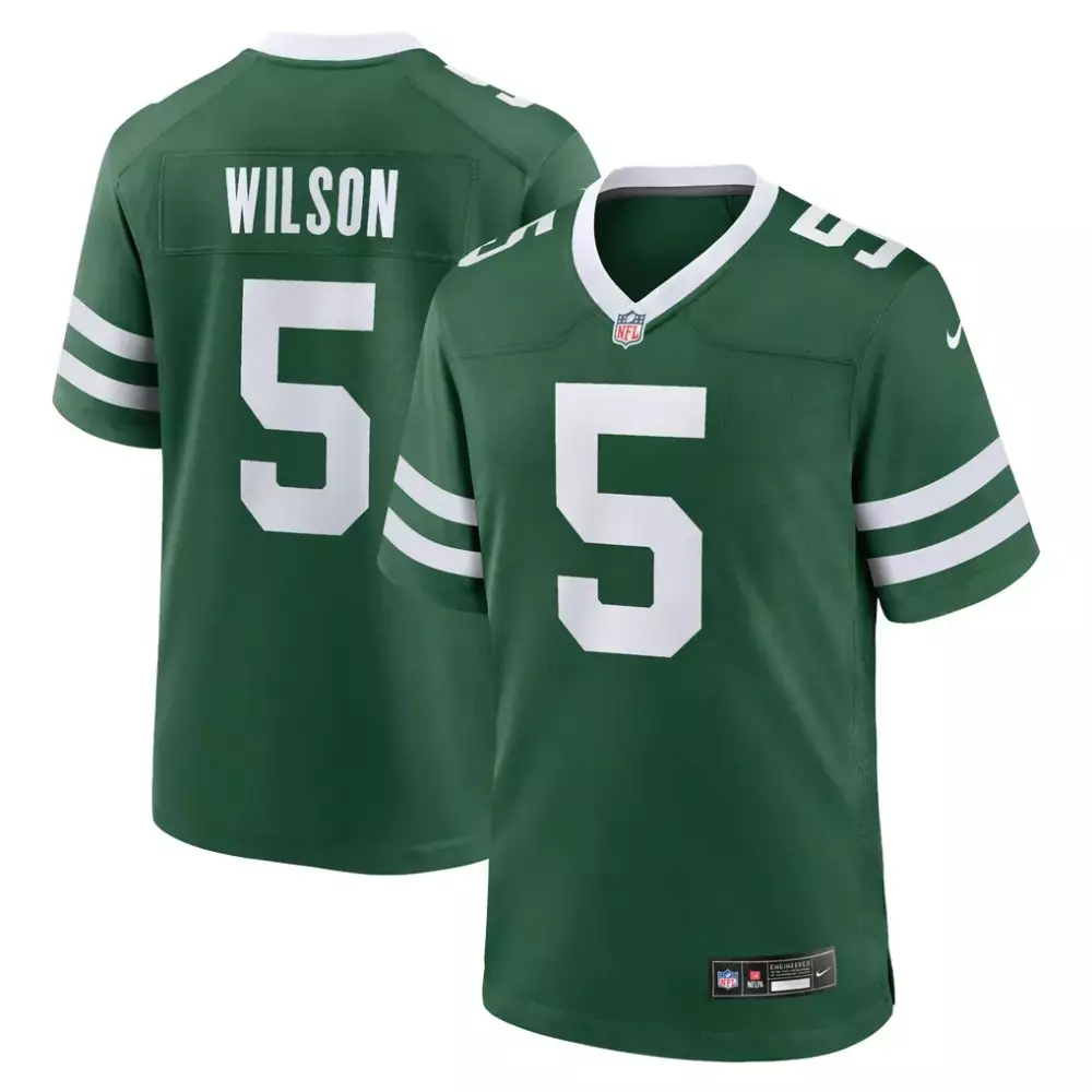 garrett wilson new york jets nike alternate vapor f u s e limited jersey legacy black