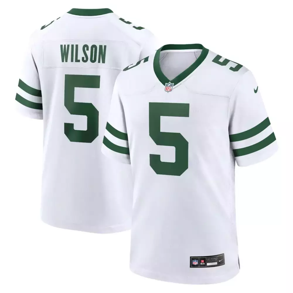 garrett wilson new york jets nike game jersey legacy white