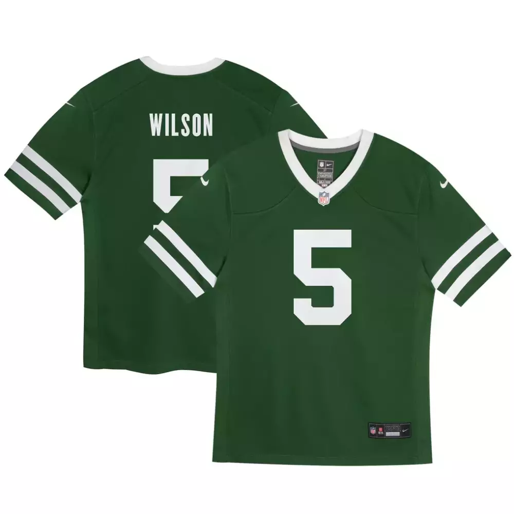 garrett wilson new york jets nike game jersey legacy white