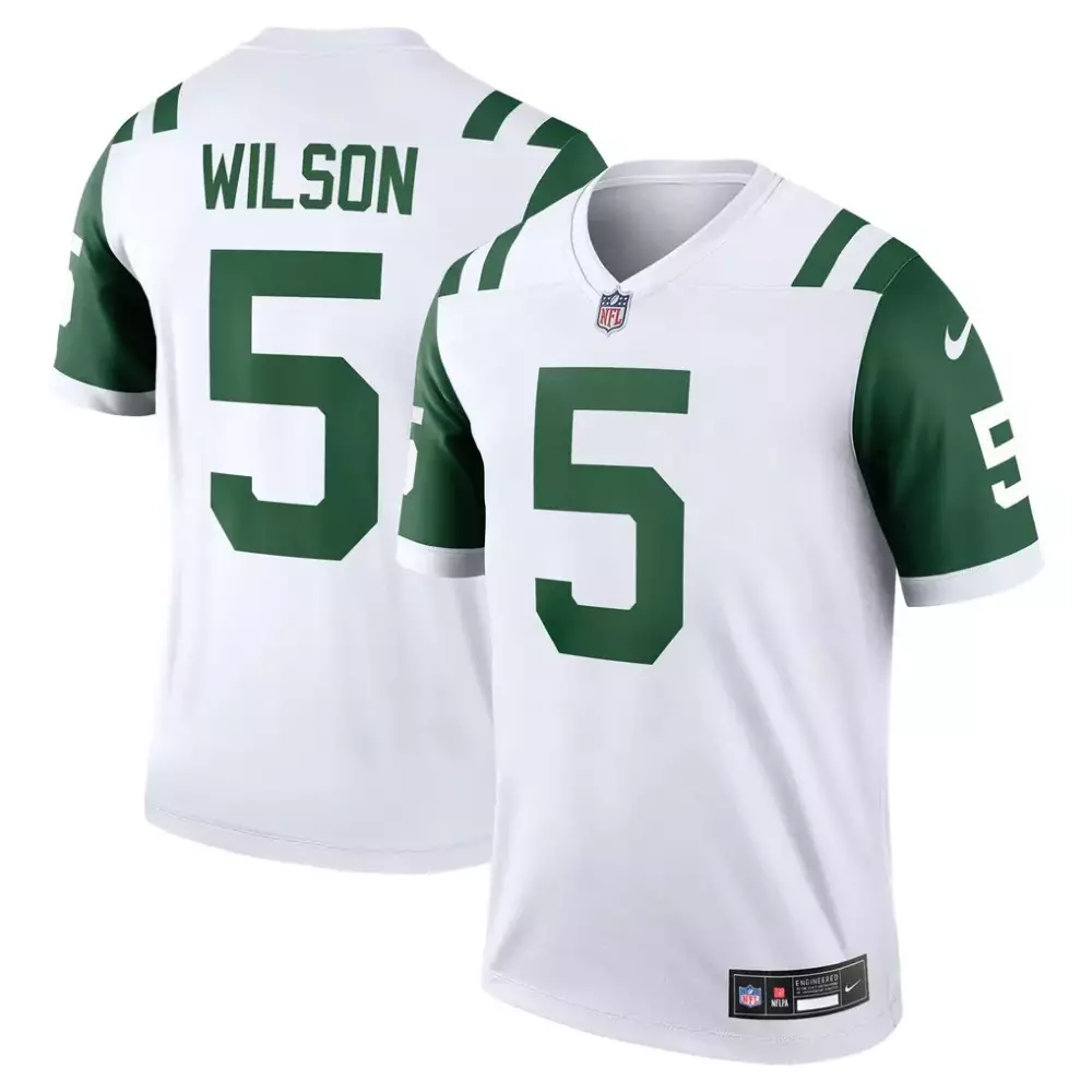 garrett wilson new york jets nike game jersey legacy white