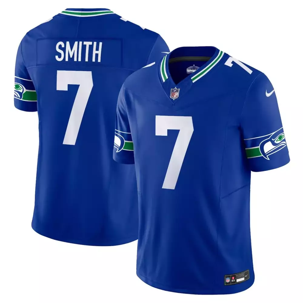 Geno Smith Seattle Seahawks Nike Alternate Vapor F U S E Limited Jersey | Royal | For Men, Women & Youth